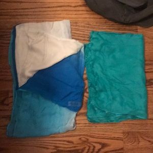 Blue scarves! 2 for $8!